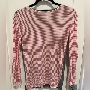 Larne stripped sweater gray and red size large nautical tomato girl G